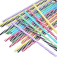 Pailles en plastique rigide PP écologiques - Réutilisables et durables, certifiées CE pour les bars et restaurants