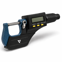 Digital Outside Micrometer 0-25mm High Precision Electronic Micrometer Gauge Stainless Steel Measuring Tool