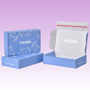 Boîte en carton ondulé blanc de 2 mm avec impression UV de logo personnalisé pour cosmétiques, à ouverture facile et épaissie - Product Image 3