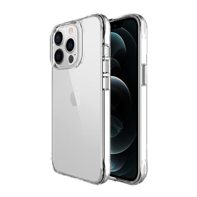 Luxury High Clear TPU PC Ultra-thin Transparent Phone Cases , for iPhone 13 12 11 Pro Max Anti-fall Mobile Covers