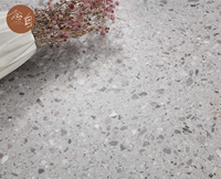 Carreaux de terrazzo gris 60x60cm, aspect pierre de granit, panneau mural flexible en porcelaine, décoration intérieure pour salle de bain et maison