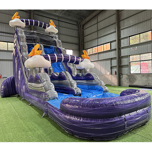 <span class=keywords><strong>Toboggan</strong></span> gonflable jaune et noir avec option piscine humide ou sèche à vendre - trampoline gonflable - Product Image 5