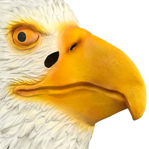 Juego de máscara de cabeza de águila, disfraz de fiesta, pájaro halcón, accesorio para adultos, Halloween, Sexy ojos grandes, máscara de látex Loli, <span class=keywords><strong>Anime</strong></span>, 2 colores, tamaño adulto - Product Image 3