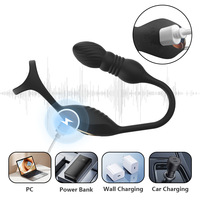 Masseur électrique du point G masculin, vibrateur anal en silicone, plug anal, jouet sexuel pour hommes, sûr pour le corps, neuf