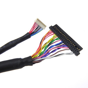 Câble LVDS personnalisé pour écran LCD électronique, 30 broches, 2 canaux, 8 bits, 1280x1024, panneau LCD TFT 17/19 pouces, faisceau de câblage PVC/PTFE/caoutchouc - Product Image 4