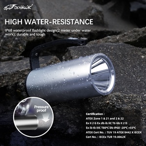 Atex светодиодный покрасочный стенд перезаряжаемый 4000 люмен высокой мощности светодиодный фонарик взрывозащищенный ручной свет - Product Image 6