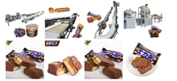 Genyond prix d'usine bonne qualité Ligne de production automatique de barres de céréales Snickers au chocolat