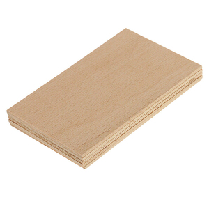 Pièces en <span class=keywords><strong>bois</strong></span> <span class=keywords><strong>massif</strong></span> de 4mm d'épaisseur, rectangulaires en <span class=keywords><strong>bois</strong></span> naturel inachevé découpé, 10 pièces - Product Image 4