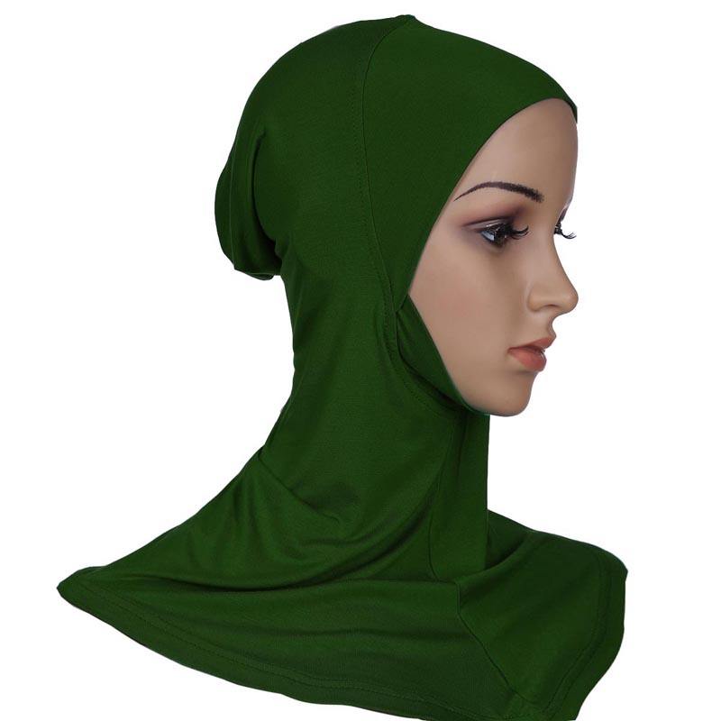 Under Scarf Hijab Plain Ninja Cap Bonnet Islamic Abaya Neck Cover Muslim Women E - Foto 5