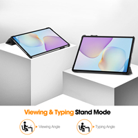 Étui de protection en cuir PU pour tablette Huawei MatePad 11.5 2025 avec fonction veille/réveil et support pliable