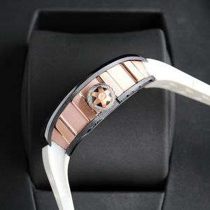 Montre de luxe pour homme, style samouraï japonais, tourbillon en carbone, squelette mécanique, design artistique - Product Image 3