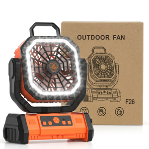 Cooling <b>Fan</b> Portable Rechargeable <b>Fan</b> 20000mAh USB <b>Fan</b> With LED Light Battery Powerbank Camping Outdoor Table Colder Air <b>Fan</b> - Product Image 1
