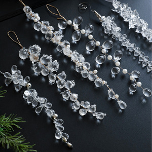 Adornos Colgantes de Cristal Acrílico en Forma de Racimo de Uvas para Decoración de Árboles de Navidad y Fiestas - Product Image 1
