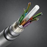 Cable de Fibra Óptica de Alta Resistencia a la Tensión, para Entierro Directo, Ducto de 3KN Resistente a la Compresión, Tubo Suelto 2-144F, Sistema de Alta Resistencia