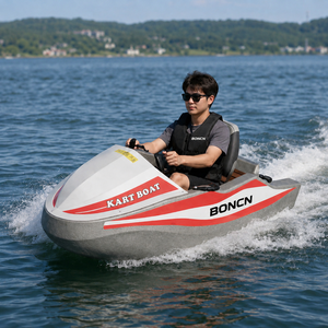 Bateau à moteur électrique haute vitesse 52 km/h, type jet ski |   Matériau EPP insubmersible, 2 places pour les <span class=keywords><strong>lacs</strong></span> et l'océan - Product Image 2