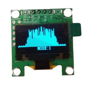 Taidacent Music VU mètre petit Micro-slim Music spectre VU mètre 0.96 pouces écran OLED multimode Audio spectre indicateur - Product Image 2
