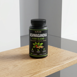 Cápsulas Herbales de Ashwagandha KSM Blend – Suplemento de Extracto de Plantas, 60 Cápsulas en Botella - Product Image 3