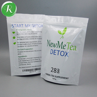 Thé Détox en Sachet à Marque Blanche 14 Jours 28 Jours, Thé Vert aux Fleurs de Jasmin, Tisane Détox Minceur