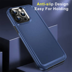 Custodia per telefono cellulare 2 in <span class=keywords><strong>1</strong></span> antiurto all'ingrosso per iPhone 15 14 13 12 11 Pro X XR 7 8 Plus Custom TPU PC custodia per telefono - Product Image 6