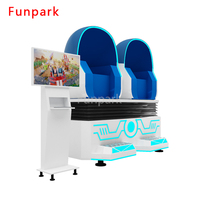 Équipement de réalité virtuelle de chaise d'oeufs de cinéma de Funpark 9D VR pour le divertissement interactif du parc d'attractions VR