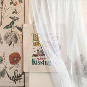 1 pièce Taste Me Carpenter <span class=keywords><strong>Sabrina</strong></span> motif Tote Canvas <span class=keywords><strong>Sac</strong></span> à bandoulière personnalisé pour voyage <span class=keywords><strong>Sac</strong></span> à provisions réutilisable pour femmes - Product Image 5