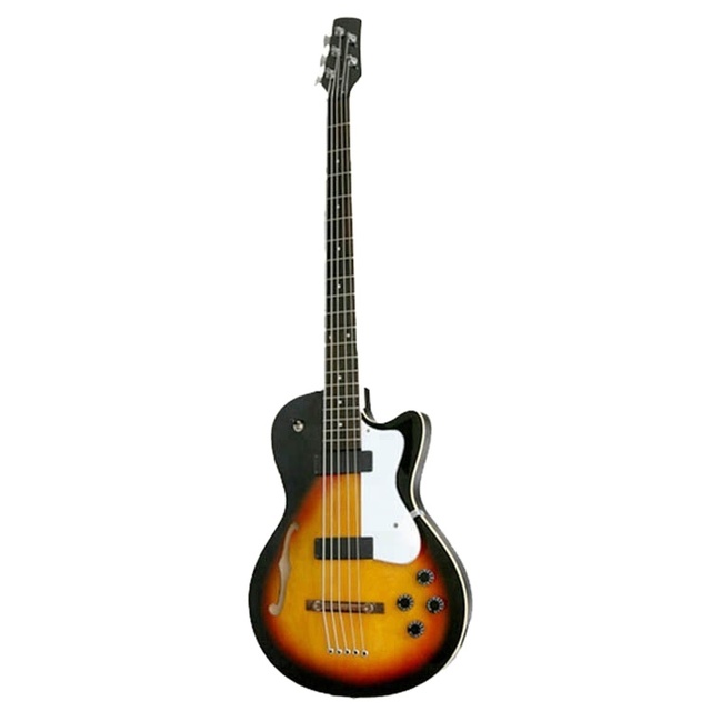 Factory String Instrument Wooden 5 Strings Electric Acoustic Bass