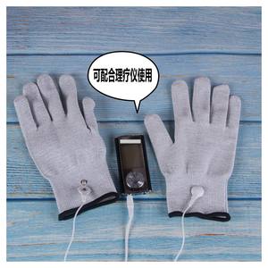 Guanti schermati EMF per massaggio elettrico in fibra d'argento - Product Image 4