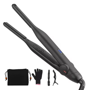 Ferro piatto con Logo personalizzato penna a forma di ferro in ceramica flottante piastre per lo Styling dei capelli Mini <span class=keywords><strong>piastra</strong></span> per capelli - Product Image 2