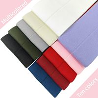 Bande élastique large en caoutchouc synthétique/marron de 2,4 po pour la couture, bobine de 5 yards, sangle de ceinture