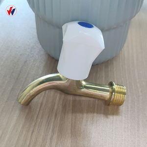 Style russe 1/2 \ "robinets de robinet de buse d'eau en alliage de Zinc nickelé ménage connexion rapide robinet d'eau boule OEM - Product Image 6