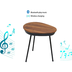 Modern Smart Multifunction Wooden Coffee <strong>Table</strong> Set New Oval <strong>Small</strong> Bedside <strong>Table</strong> for Living Room Home Furniture Use - Product Image 2