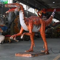 Modèle de robot mécanique de dinosaure animatronique de taille réelle, exposition de parc à thème de mécatronique électrique de taille réelle, Chine