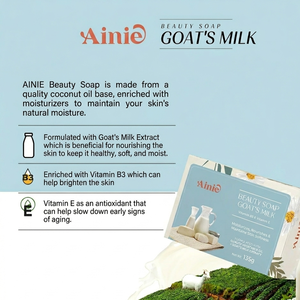 Jabón Artesanal de Leche de Cabra 70g, Barra de Baño Natural Hidratante para una Piel Suave y Lisa, Cuidado Diario Delicado - Product Image 2