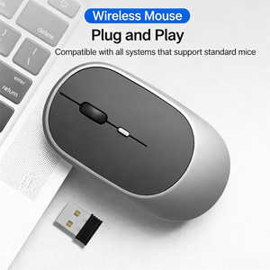 Mini Mouse Inalámbrico 2.4G con Batería y Retroiluminación LED para Computadora, Laptop, Tablet PC - Product Image 2