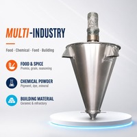 Mélangeur industriel à double hélice pour le traitement des poudres, idéal pour les poudres cosmétiques, les additifs alimentaires, le sucre, le sel et le mélange fin.