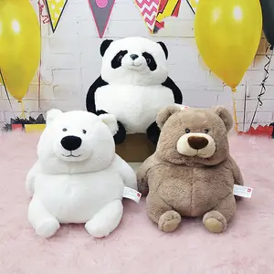 Sevimli Panda yastıklar özelleştirmek yumuşak kutup ayısı bebek dolması hayvanlar çocuklar için peluş oyuncak hediye