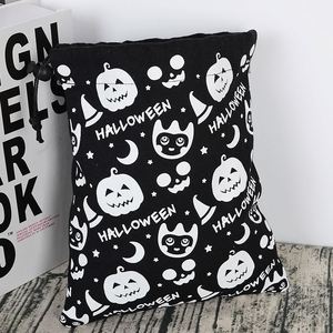 Sac cadeau en toile de coton avec cordon de serrage pour fêtes, Noël, Halloween, sac écologique, pochette, emballage, sac à biscuits, sac à bonbons - Product Image 5