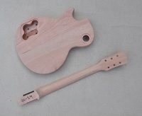 Flyoung Cheap Price Electric Guitar Kits Semi-finished DIY Guitar Mahogany Body and Neck