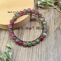 Bracelet de guérison Reiki en pierres précieuses multicolores, fait à la main, 8 mm, bracelet en pierre de cristal œil de chat coloré, bijoux tendance, cadeau pour femmes