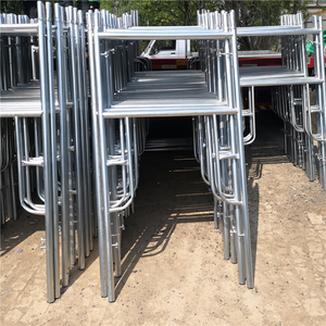 Khung giàn giáo rộng 1 mét q345 mạ kẽm sơn H khung đi bộ qua giàn giáo andamio để xây dựng - Product Image 4