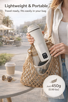 Tasse chauffante électrique portable intelligente avec affichage numérique, bouilloire de voyage à ébullition rapide pour café et thé