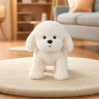 Boneka Plush Bordir Berbobot Golden Retriever Shiba Inu 15cm, Super Lembut Isi Kapas PP, Hadiah Pereda Stres untuk Dewasa