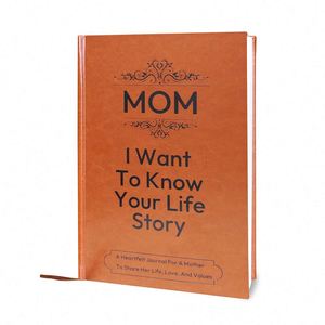 Story 2025 New Fashion A5 Diary Leather Hardcover Deluxe Edition Notebook 100 Sheets Mom's Gift - Product Image 1