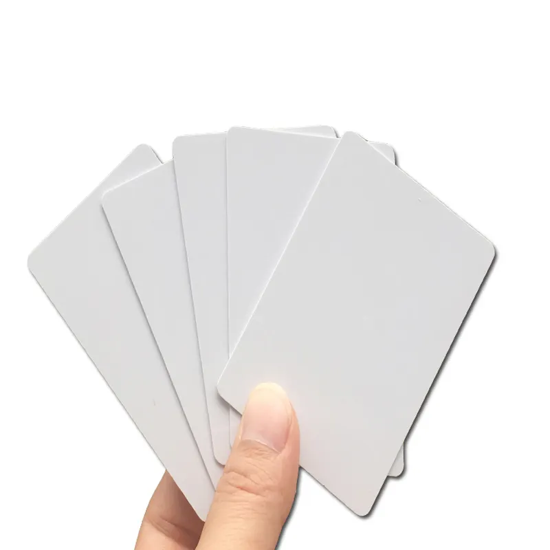CR80 Standard Formato Carta di Credito di plastica A Getto D'inchiostro IN PVC Stampabile Scheda Bianca In Bianco