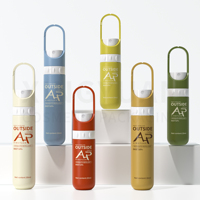 Bouteilles de voyage portables miniatures à verrouillage rotatif 30 ml – Flacons pulvérisateurs personnalisés en plastique pour soins de la peau, écran solaire, apaisant, répulsif, tonique