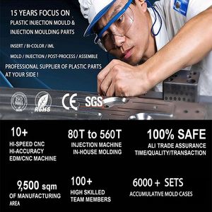 Nhà máy tùy chỉnh lớn hai màu ép phun dao cạo tiêm 2K khuôn làm khuôn chất lượng cao từ các nhà sản xuất - Product Image 2