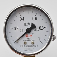 Baromètre numérique Y-100, manomètre, jauge de vide, enregistreur de données de pression - Plage de -0,1 bar à 40 bar - Garantie 1 an - Gaz/Liquide - Acier au carbone