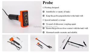 Indicateur de niveau ultrasonique portable marin pour CO2, Halon, FM-200, gaz liquéfiés, plastique, précision 5 mm, batterie 18650 - Product Image 3