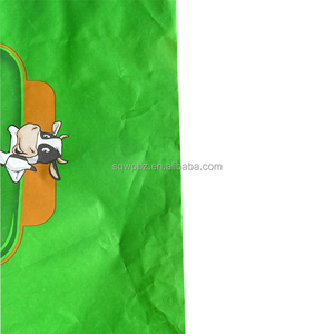 Sacs alimentaires personnalisés en papier kraft pour l'emballage du riz, du sucre, de la farine de blé, des pommes de terre, 5 kg, 10 kg, 20 kg, imprimés en flexographie, à fond cousu, à ouverture facile - Product Image 3
