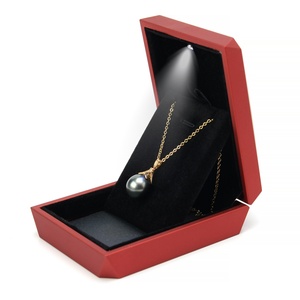 Luxury Jewelry Set <b>LED</b> <b>Light</b> Christmas Gift Packaging-Small Paper for Ring Earrings Chain Bracelet Made Plastic - Product Image 2